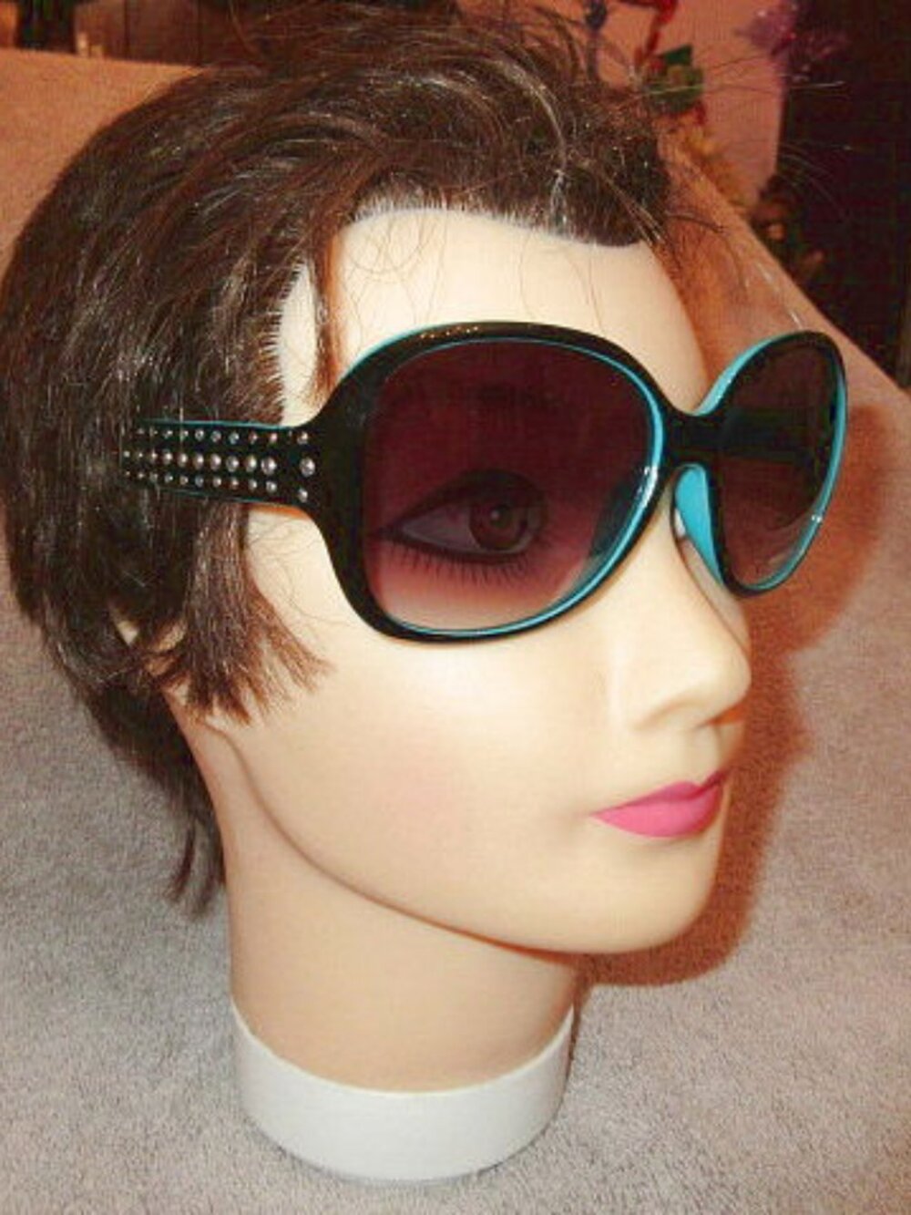 Torrid Studded Oversized Sunglasses 100% UV Protection Retro Y2K Rockabilly NWT